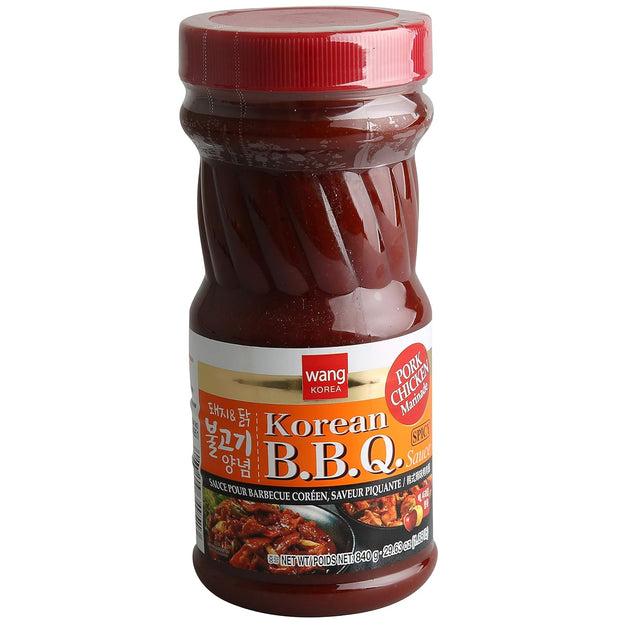 Wang Galbi Marinade, Simple and Easy to Cook, Savory, Sweet and Smoky, Korean BBQ Sauce, Kalbi Marinade, 16.93 Ounce