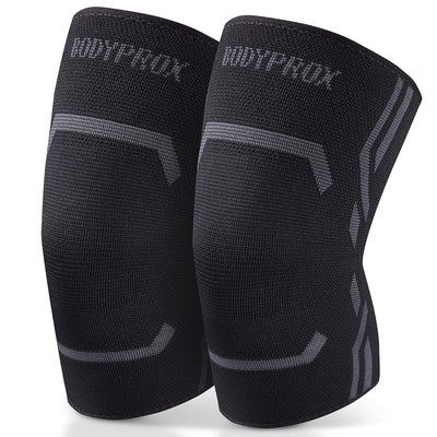 Knee Compression Sleeve for Men and Women (2 Pack), Knee Support Brace for Running and Work out (Medium)