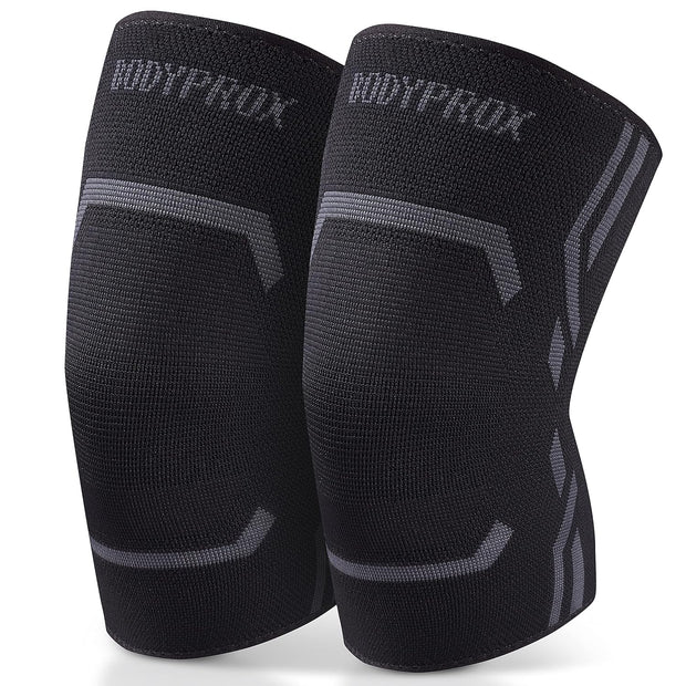 Knee Compression Sleeve for Men and Women (2 Pack), Knee Support Brace for Running and Work out (Medium)