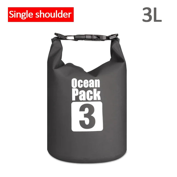 Waterproof PVC Dry Bag for Women Men 2L/5L/10L/15L/20L/30L Outdoor Sport Storage Bag for Kayaking, Boating, Fishing, Swimming