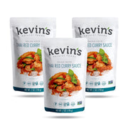 Kevin's Natural Foods Paleo Simmer Sauce Variety Pack - Stir-Fry Sauce, Gluten Free, No Preservatives, Non-GMO - 3 Pack (Teriyaki/Thai Coconut/Korean BBQ)