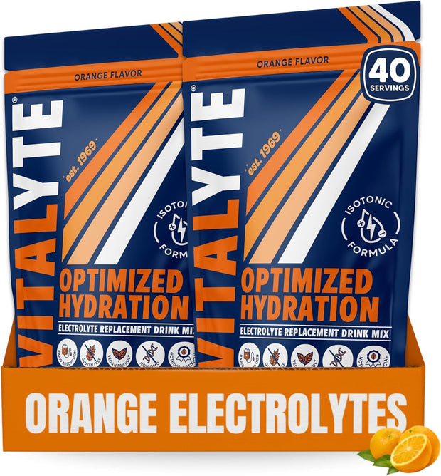 Vitalyte Electrolyte Powder Drink Mix, Isotonic Electrolyte Hydration Mix, Gluten Free Post Workout Powder Mix, Pack of 1, 35 oz., Cranberry Frost Flavor