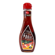 Woori Cham Sauce, Korean BBQ Soy Sauce, #1 Steak Sauce in Korea, Magic Sauce for Korean BBQ, Kalbi, Bulgogi, and Pickles, 참소스 (10.6Oz, 1) (1 Pack)