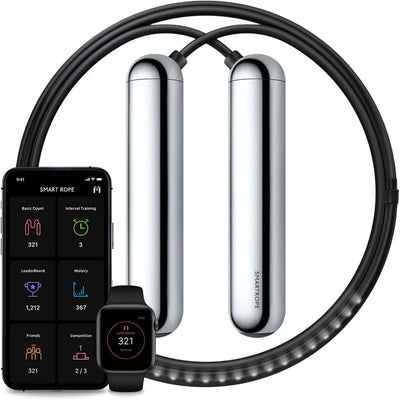 [Tangram Factory] Smart Rope - LED embedded Jump Rope - See your fitness data in MID-AIR