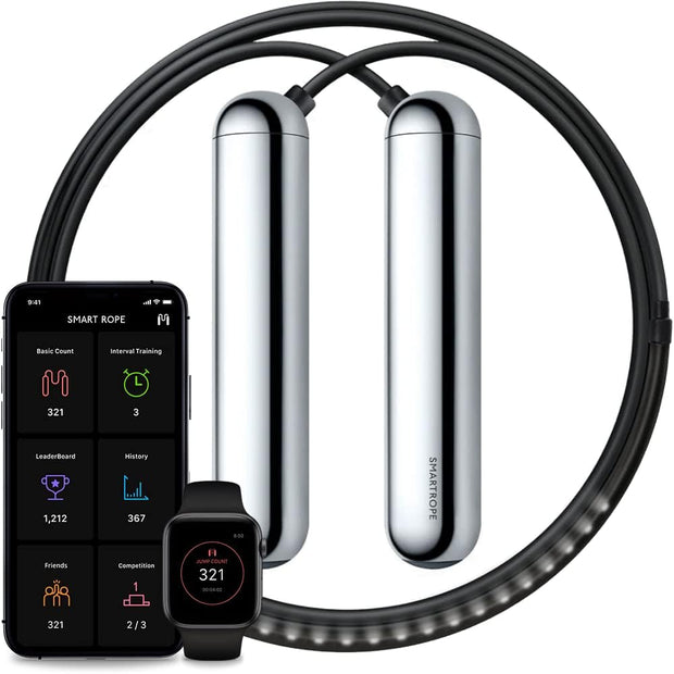[Tangram Factory] Smart Rope - LED embedded Jump Rope - See your fitness data in MID-AIR