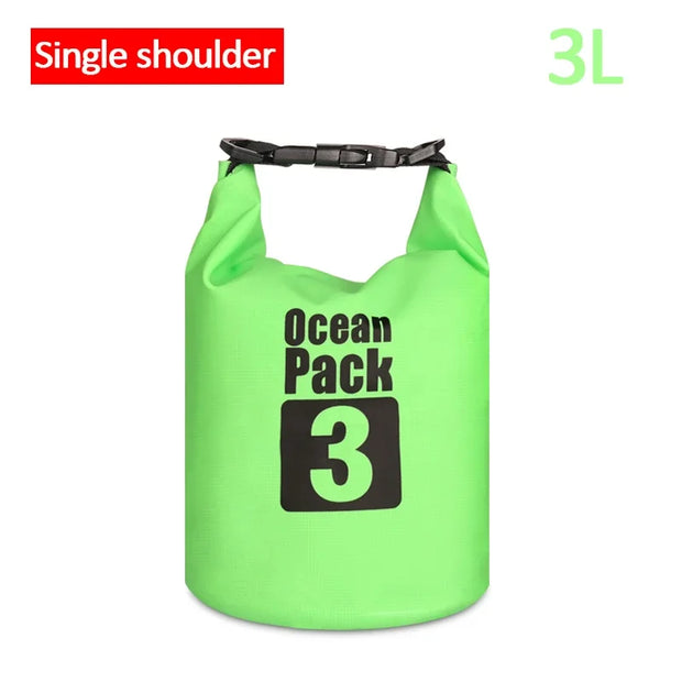 Waterproof PVC Dry Bag for Women Men 2L/5L/10L/15L/20L/30L Outdoor Sport Storage Bag for Kayaking, Boating, Fishing, Swimming