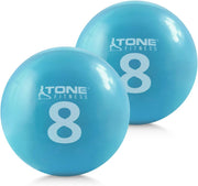 WF Athletic Supply Weighted Toning Ball, Soft Weighted Exercise Ball, Soft Medicine Balls for Exercise, Yoga, Pilates & Physical Therapy, 6, 8, 10 LB, Option Available in Single, Pair & Set with Rack