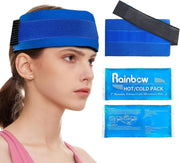 Soft Ice Packs Reusable Gel Pack 2, Hot and Cold Gel Ice Packs for Injuries, Headaches, Joint Pain Relief, Comfort Ice Pack Flexible Therapy on Neck, Ankle, Knee, Leg, Shoulder, Elbow, Wrist, Feet