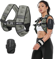 Weighted Vest Woman 5 12 15 20 25 30 lb Weight Vest with Ironsand for Walking Strength Training Running Workout