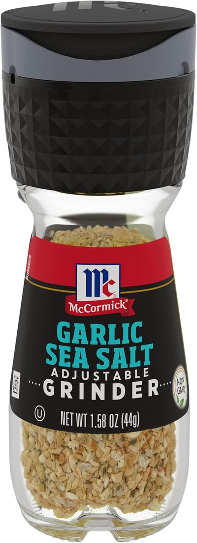 McCormick Garlic Sea Salt Grinder, 1.58 oz