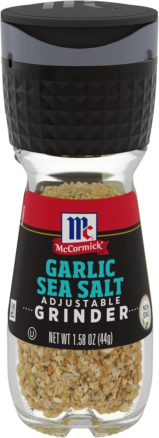 McCormick Garlic Sea Salt Grinder, 1.58 oz