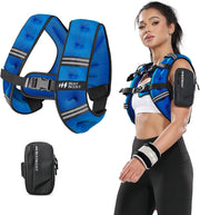 Weighted Vest Woman 5 12 15 20 25 30 lb Weight Vest with Ironsand for Walking Strength Training Running Workout