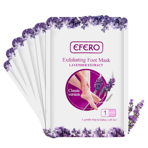 1-10Pcs Exfoliating Foot Mask Foot Spa Pedicure Socks Removing Dead Skin Whitening Heels Peeling Anti Cracked Foot Skin Care
