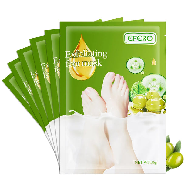 1-10Pcs Exfoliating Foot Mask Foot Spa Pedicure Socks Removing Dead Skin Whitening Heels Peeling Anti Cracked Foot Skin Care