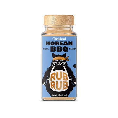 RubRub Original Korean BBQ Rub – Seasons Like a Spice, Finishes Like a Sauce – Bold, Savory-Sweet Flavor for Meat & Veggies – Perfect for Grilling, Searing, or Air Frying – Restaurant-Quality Korean BBQ at Home
