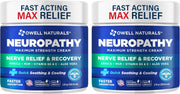 OWELL NATURALS Neuropathy Cream Extra Strength Nerve Relief Cream for Foot, Hands, Legs, Toes with Arnica, Vitamin B6, Aloe Vera, MSM - Made in USA