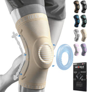 NEENCA Professional Knee Brace for Pain Relief, Medical Knee Support with Patella Pad & Side Stabilizers, Compression Knee Sleeve for Meniscus Tear, ACL, Joint Pain, Runner, Workout - FSA/HSA Eligible