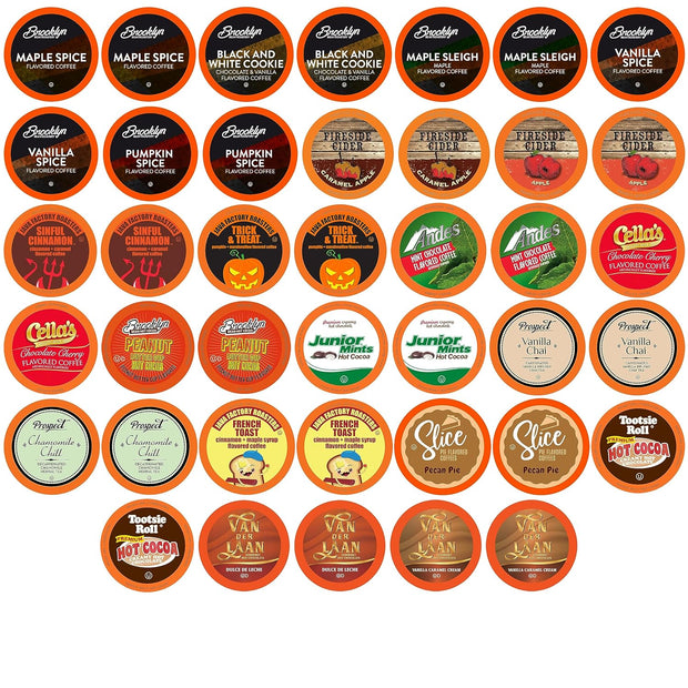 Two Rivers Coffee Hot Chocolate Pods Single Serve Cocoa Variety Sampler Pack Compatible with 2.0 Keurig K-Cup Brewers, 40 Count