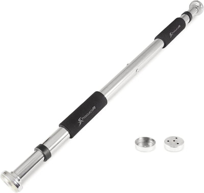 ProsourceFit Heavy Duty Doorway Mount Pull Up/Chin-Up Bar, Adjustable with Foam Grips for Home Workouts