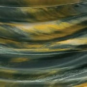 Oceanfoam Ripple Travel Foam Roller (11" x 3.35") Firm Mini Foam Roller for Physical Therapy, Deep Tissue Massage, Back Pain - High Density, Ergonomic Wave Textured - Yoga, Exercise (Black Marbled)