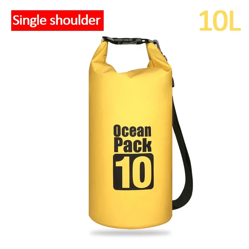 Waterproof PVC Dry Bag for Women Men 2L/5L/10L/15L/20L/30L Outdoor Sport Storage Bag for Kayaking, Boating, Fishing, Swimming