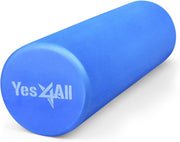 Yes4All EVA Firm Foam Roller for Back - Round Back Roller for Exercise, Yoga & Pilates 12/18/24/36 inch