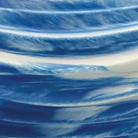 Oceanfoam Tidal Roller - Black - Muscle Massage Foam Roller for Back Pain & Stretching - Firm and Ergonomic Wide Wave Textured - Yoga, Athletics, & Wellness - Full Size, 20" x 5"