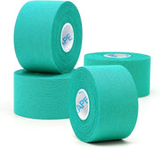 OK TAPE 4 Rolls Athletic Tape, Sports Tape for Injuries, Rigid, Easy Tear Medical Tape, Wrist Tape, No Sticky Residue | Secure Ankle, Finger, Knee- 1.5inch x 15yards (Purple)