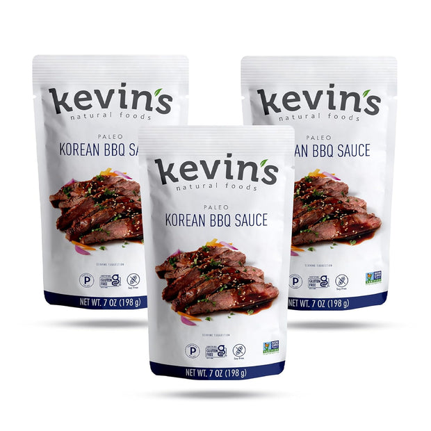 Kevin's Natural Foods Orange Sauce - Keto and Paleo Simmer Stir-Fry Sauce, Gluten Free, No Preservatives, Non-GMO - 3 Pack