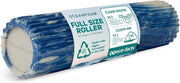 Oceanfoam Tidal Roller - Natural - Muscle Massage Foam Roller for Back Pain & Stretching - Firm and Ergonomic Wide Wave Textured - Yoga, Athletics, & Wellness - Full Size, 20" x 5"