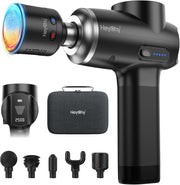 Percussion Massage Gun Deep Tissue with Heat and Cold, Portable Handheld Muscle Massager, Percussion Back Body Masajeador 12mm Amptitude for Athletes, Runner, Gifts for Men Women