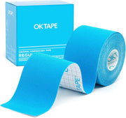 OK TAPE Kinesiology Tape, Regular Original Cotton Elastic Athletic Tape for Support and Recovery, Sports Tape, 2in×16.4ft Uncut Roll - Pink