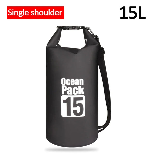 Waterproof PVC Dry Bag for Women Men 2L/5L/10L/15L/20L/30L Outdoor Sport Storage Bag for Kayaking, Boating, Fishing, Swimming