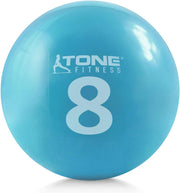 WF Athletic Supply Weighted Toning Ball, Soft Weighted Exercise Ball, Soft Medicine Balls for Exercise, Yoga, Pilates & Physical Therapy, 6, 8, 10 LB, Option Available in Single, Pair & Set with Rack