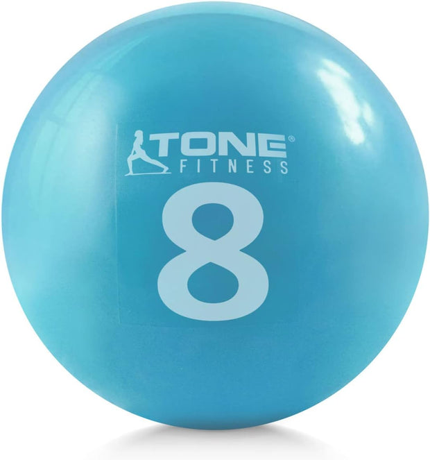 WF Athletic Supply Weighted Toning Ball, Soft Weighted Exercise Ball, Soft Medicine Balls for Exercise, Yoga, Pilates & Physical Therapy, 6, 8, 10 LB, Option Available in Single, Pair & Set with Rack