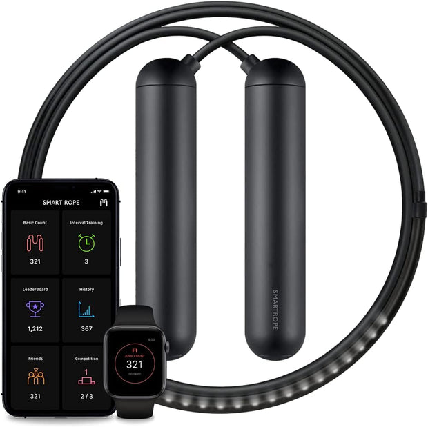[Tangram Factory] Smart Rope - LED embedded Jump Rope - See your fitness data in MID-AIR