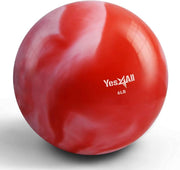Yes4All Weighted Toning Balls for Exercise, Soft Medicine Balls for Exercise, Pilates, Yoga, Balance, Flexibility, 2-10lbs