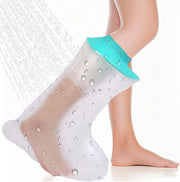 Waterproof Leg Cast Cover for Showering, Reusable Shower Sleeve for Lower Leg After Surgery, Watertight Non-Slip Adult Fracture Protector Bag, Water Proof Medical Covers for Calf/Ankle/Wound/Bandages