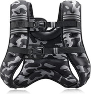 ZELUS Weighted Vest, 6lb/8lb/12lb/16lb/20lb/25lb/30lb Weight Vest with Reflective Stripe for Workout, Strength Training, Running, Fitness, Muscle Building, Weight Loss, Weightlifting