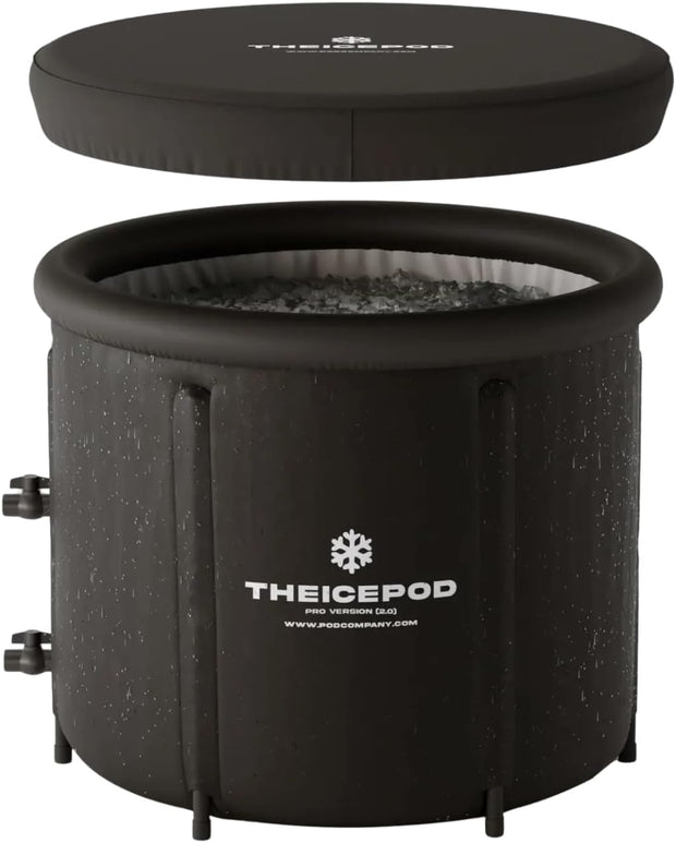 The Ice Pod – Portable Ice Bath for Recovery & Wellness – Collapsible Design with Thermal Lid – For Athletes & Everyday Cold Plungers - The Pod Company