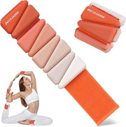 Wrist Weights for Women At Home Ankle Weights Set of 2 (1 lb /2 Lbs Each) Adjustable Weighted Wristbands Arm Leg Weights for Women Men Suitable for Walking Swimming Running Pilates Yoga Gym