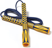 Skipping Jump Rope for Fitness Workout - Light Weight, Adjustable, Tangle Free, Excellent line control for Cardio Boxing, CrossFit, Training Exercise All Ages and Gender ( Special Luxury, KA-220, Made in Korea)