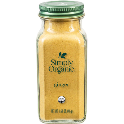 Simply Organic Ground Ginger Root, 1.64 Ounce, Non ETO, Non Irradiated, Non GMO, Complements Both Sweet & Savory Dishes