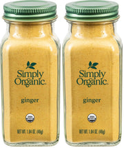 Simply Organic Ground Ginger Root, 1.64 Ounce, Non ETO, Non Irradiated, Non GMO, Complements Both Sweet & Savory Dishes