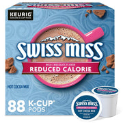 Swiss Miss Milk Chocolate Hot Cocoa, Single-Serve Keurig K-Cup Pods, Hot Chocolate, 44 Count