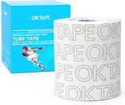 OK TAPE Turf Tape Football, Extra Wide Kinesiology Tape, Protects Arm from Turf Burn, Waterproof, Flexible, Super Sticky, White Athletic Tape (4 Inch x 30 Feet)