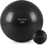 Yoga Ball for Exercise, Pilates Set, 4 Sizes Fitness Ball for Workout, Birthing, Pregnancy, Physical Therapy- Pump Included