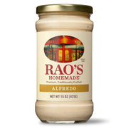 Rao's Homemade Alfredo Sauce 15 oz, Creamy Pasta Sauce, Premium Quality Blend of Parmesan & Romano Cheese, Cream and Butter
