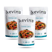 Kevin's Natural Foods Paleo Simmer Sauce Variety Pack - Stir-Fry Sauce, Gluten Free, No Preservatives, Non-GMO - 3 Pack (Teriyaki/Thai Coconut/Korean BBQ)