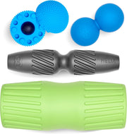 RAD All-in Kit – Foam Roller Set for Whole Body Massage & Myofascial Release – 7-in-1 Kit with Roller Stick, Yoga Block, Massage Balls – Muscle Recovery Tools for Mobility & Flexibility